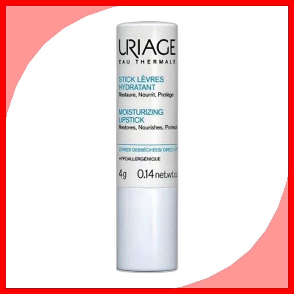 [uriage] Moisturizing Lip Balm, 4g, 1pc / Korean Lip Balm / Long-lasting Comfort / ของแท้ 100% โดย M