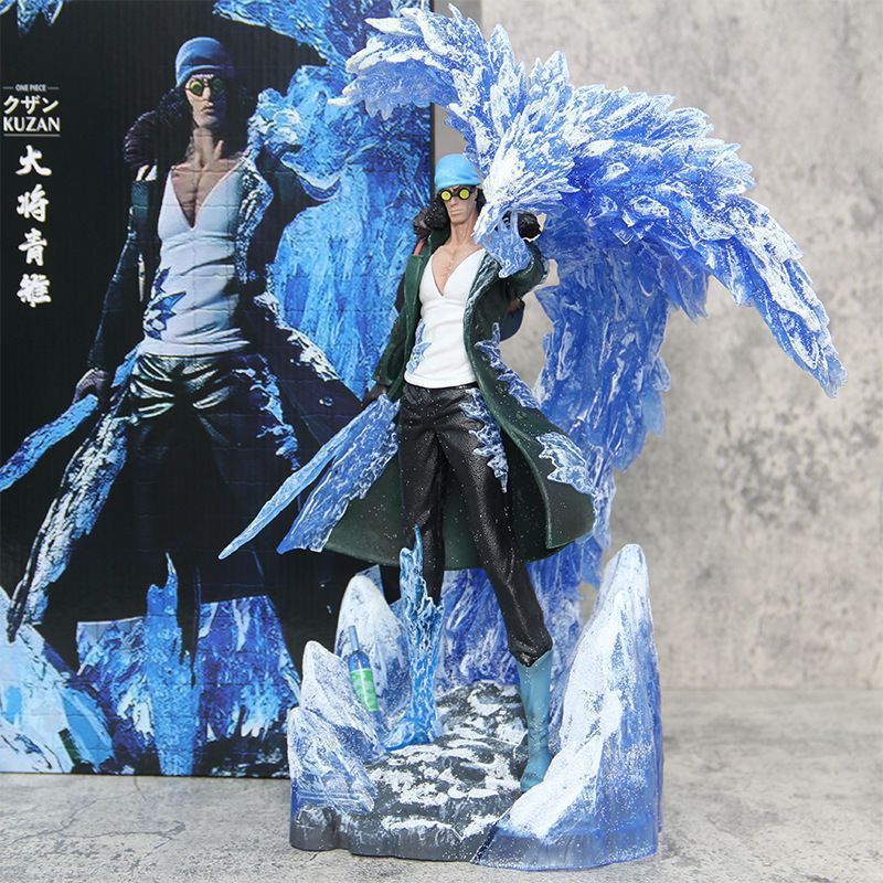 One Piece GK Navy Three Generals เครื่องประดับรูป Blue Bird Aokiji อะนิเมะรูป