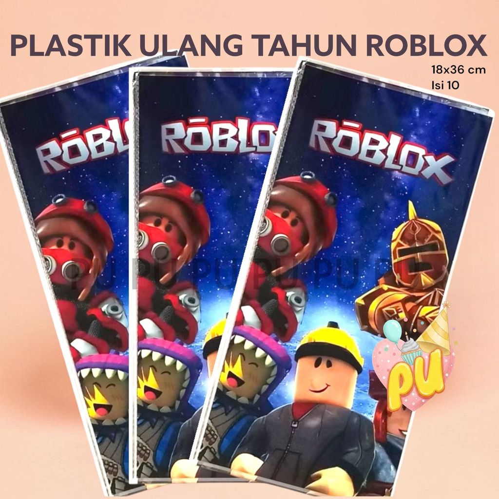 สนามพลาสติกวันเกิด ROBLOX 10 / ROBLOX