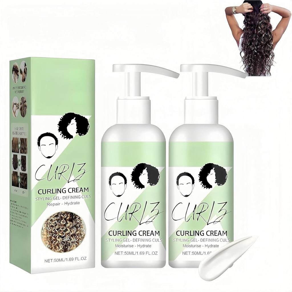 Curl Dinning , Frizz Control, Moisturizing Curl Conditioner , Professional Stying Gel, Hair Treatmen