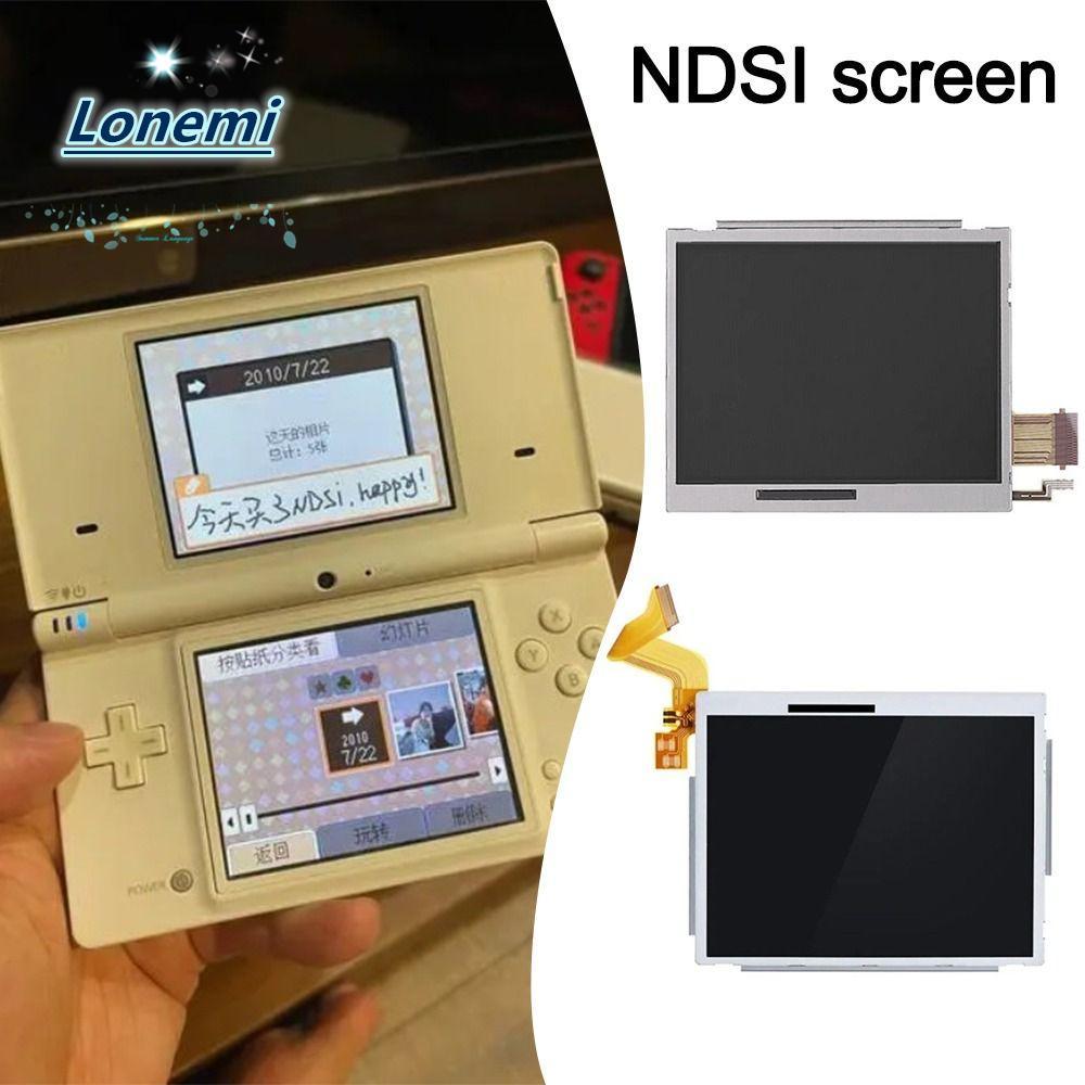 หน้าจอคอนโซลเกม LONEMI, จอแสดงผล LCD ต้นฉบับ DIY, อุปกรณ์เสริมซ่อมอะไหล่หน้าจอสัมผัสสําหรับ /NDSI