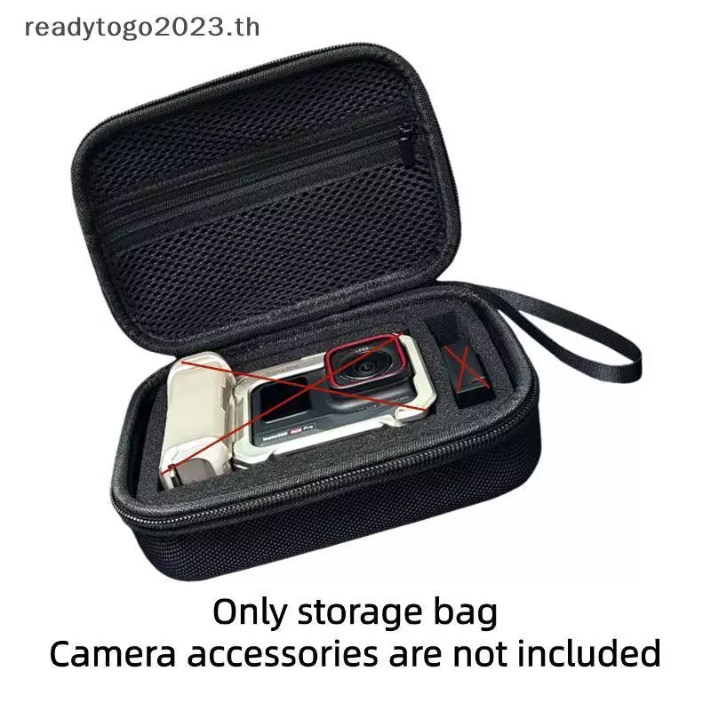 [RD] 1 ชิ้นทนทาน Sho Resistance Fall Protection Travel Storage Bag สําหรับ Insta360 Ace 2/1 Xplorer Grip EVA กระเป๋าถือ [คลังสินค้าพร้อม] thumbnail 10