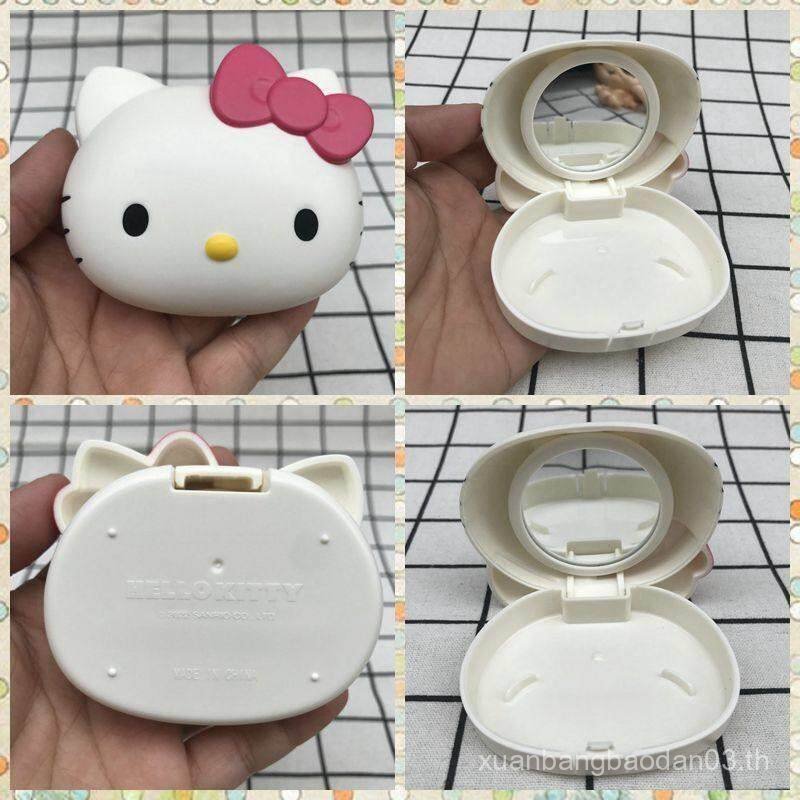 ขายร้อน 2025 Bulk HELLO KITTY Hello กระจกแต่งหน้าของขวัญสําหรับแฟนแฟน ZI6Y