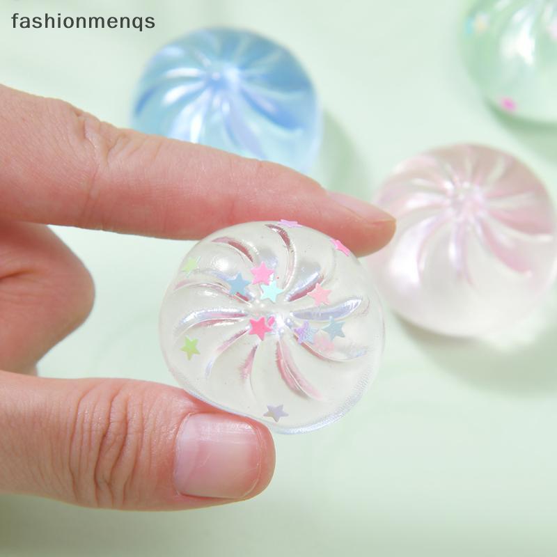 (GOOD) น่ารัก Mini Squishy Dumpling Stress Balls 3 4 ชิ้นชุดโปร่งใส Fidget ของเล่น Party Favor ความเครียด Reliever สําหรับโต๊ะเด็ก (ใหม่)
