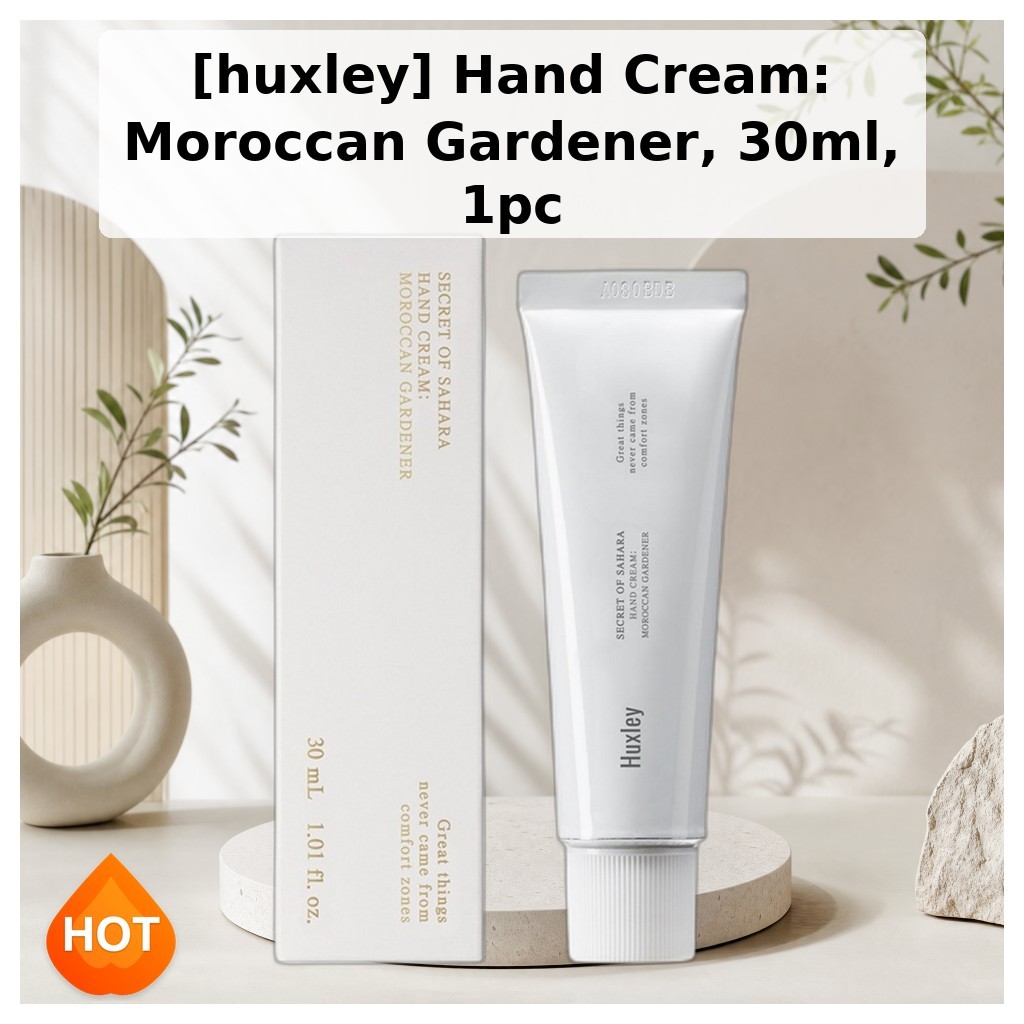 [huxley] Hand Cream: Moroccan Gardener, 30ml, 1pc / Korean Hand Cream / Non-Greasy Finish / ของแท้ 1