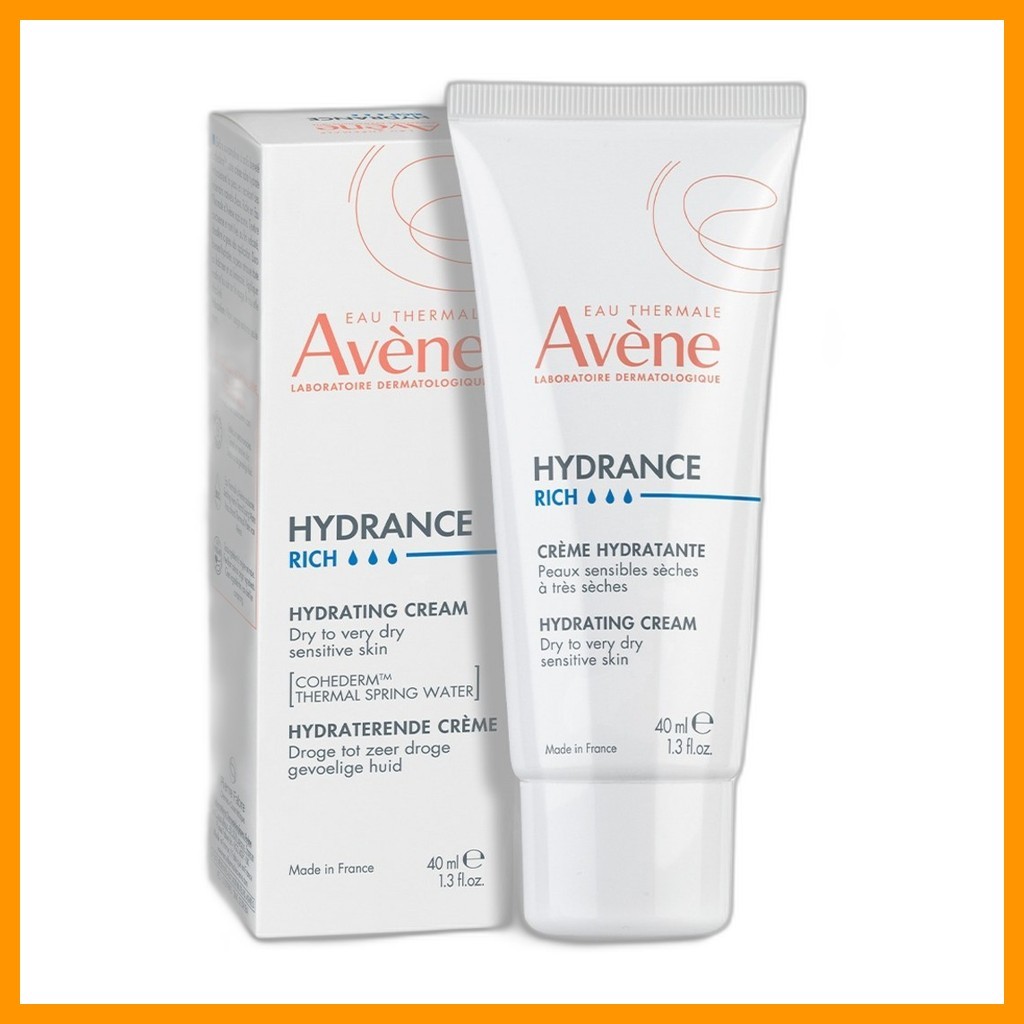 [avene] Hydrance Rich Hydrating Cream, 40ml, 1pc / Korean Moisturizer / Rich Texture / ของแท้ 100% โ