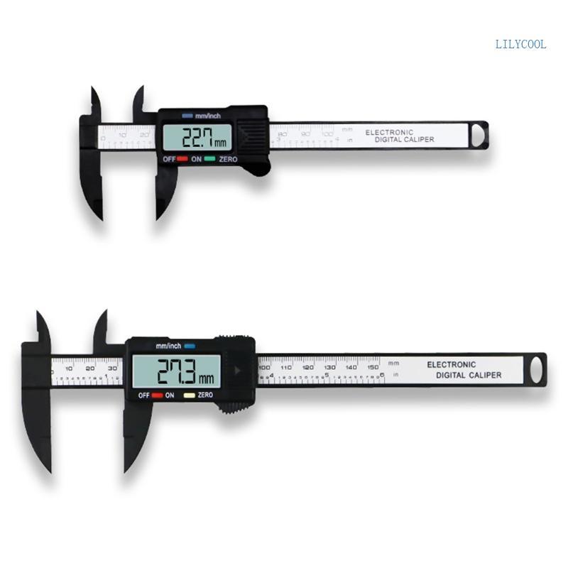 CH Digital Caliper Electronic Digital Vernier Calipers 6 นิ้ว 0- 100 150 มม. 1 5V