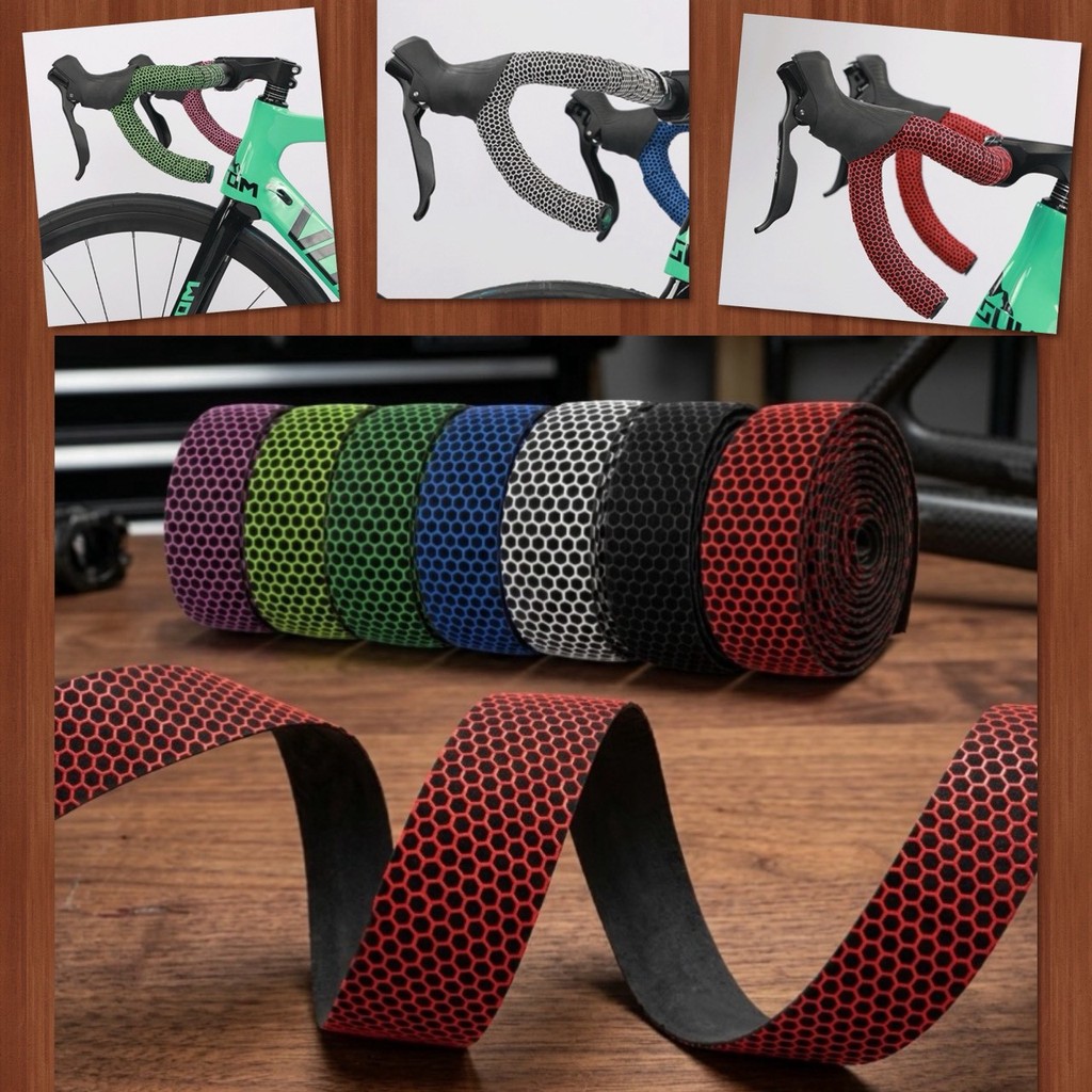 😋 เทป พันแฮนด์ จักรยาน ผ้าพันแฮนด์ มือจับ เสือหมอบ EVA Bar Tape กันลื่น ระบายอากาศ กระชับมือ ลดแรงสั่นสะเทือน 😋