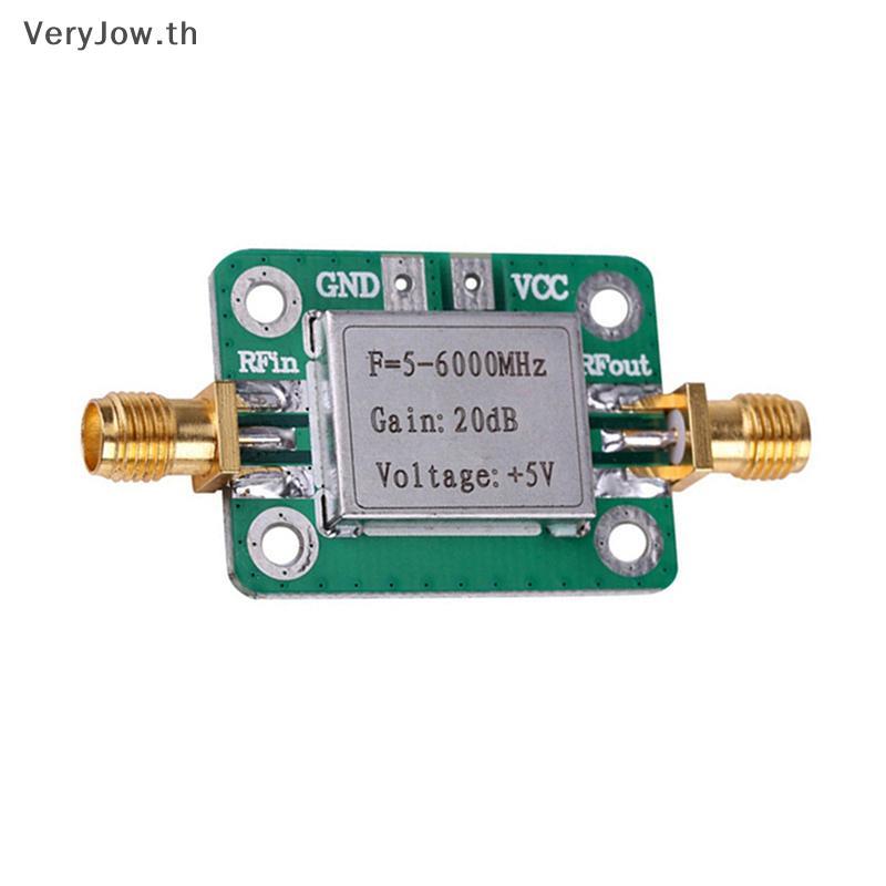 [VeryJow] 500-4000MHz RF Amplifier LNA Module SPF5189 Gain 0.6dB ถึง 20dB สําหรับรับสัญญาณในห้องปฏิบัติการวิจัยทางวิทยาศาสตร์ [TH]