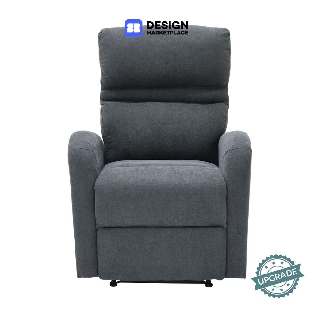 SB Design Square เก้าอี้พักผ่อนปรับระดับไฟฟ้า 1 ที่นั่ง รุ่น Lioral#2 สีเทา (74x85x103 ซม.) แบรนด์ SOFA SOLUTIONS