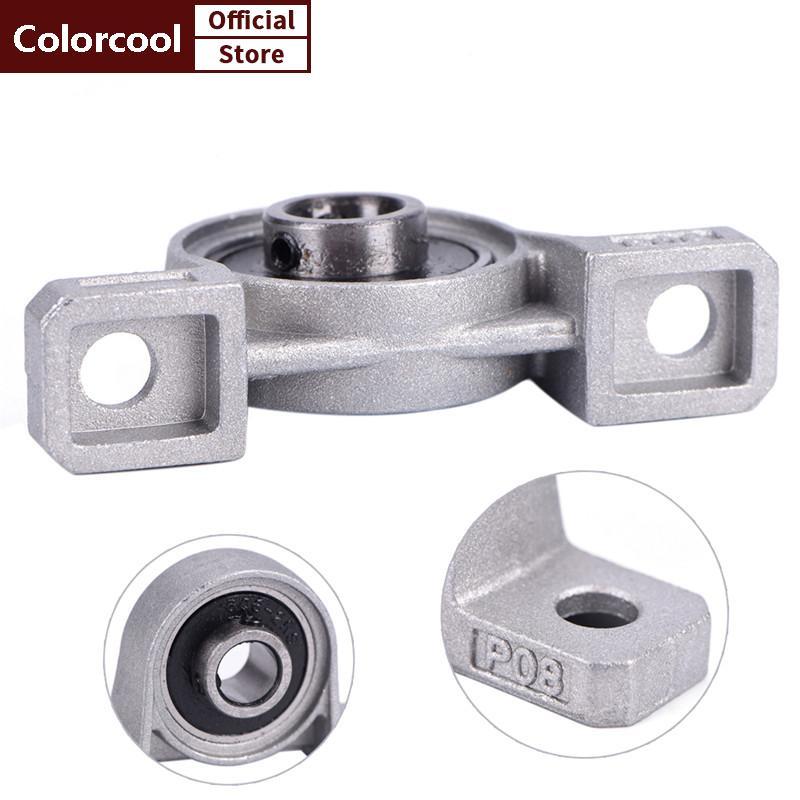 TH สังกะสีอัลลอยด์เส้นผ่านศูนย์กลาง 8 มม. Bore Ball Bearing Pillow Blo Mounted Support KP08 HH