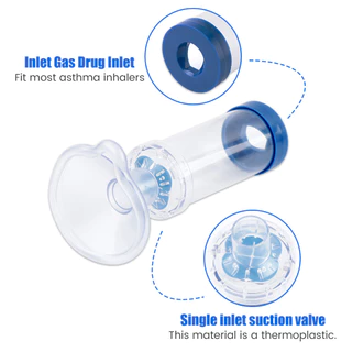 เด็กผู้ใหญ่ปักเป้า Asthma Inhaler Spacer Atomizer Spacer Mist ถังเก็บหน้ากากสําหรับเด็กทารก