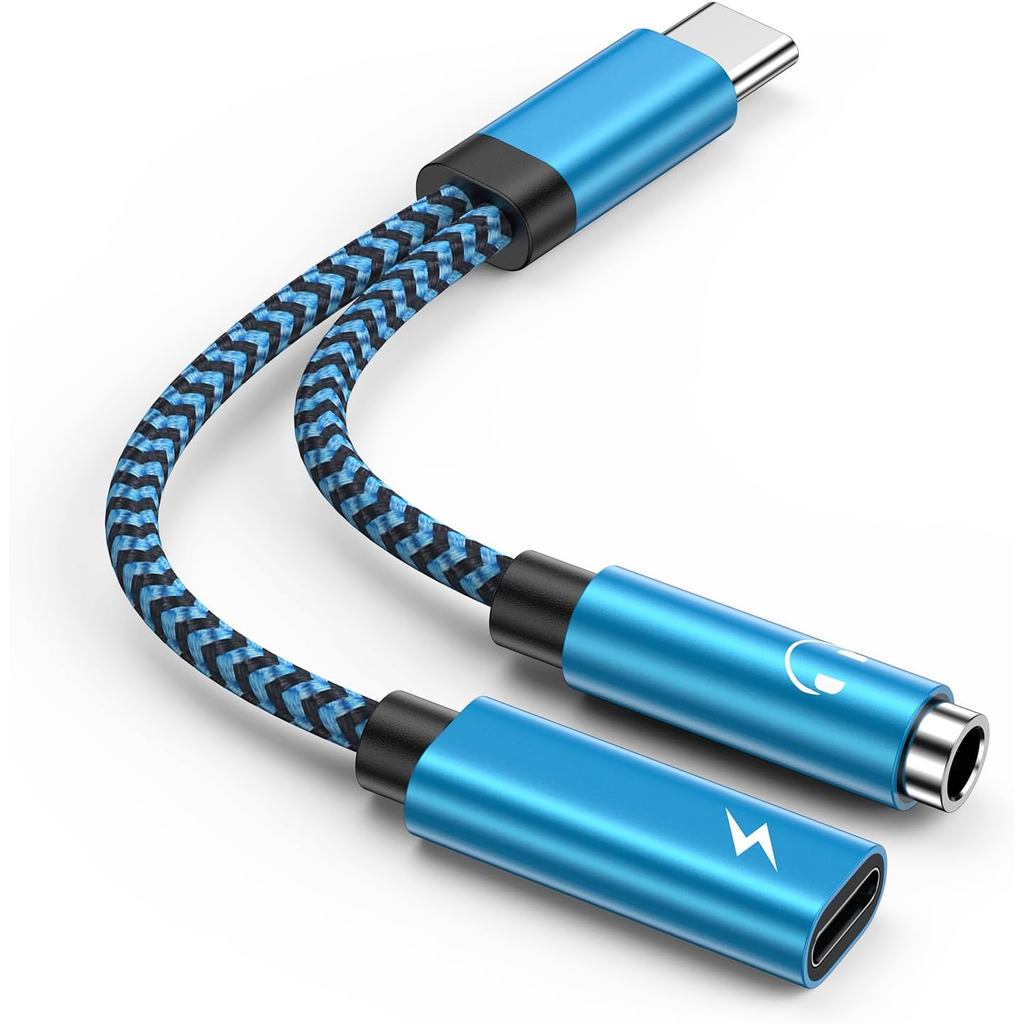 Pixel 10a 9 USB C ถึง 3.5 มม.อะแดปเตอร์ชาร์จหูฟังสําหรับ Google Pixel 10 Pro XL 9a 8 7,Samsung Galax