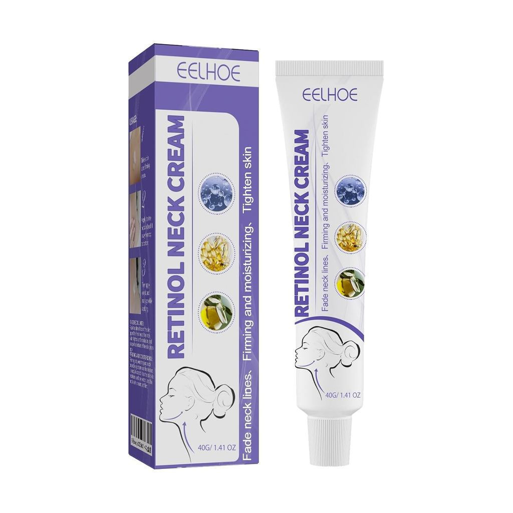 AMALIA Retinol Neck Cream, Firming Moisturizing, Neck Anti-Aging Care, ครีมบํารุงผิวหน้า V7N8