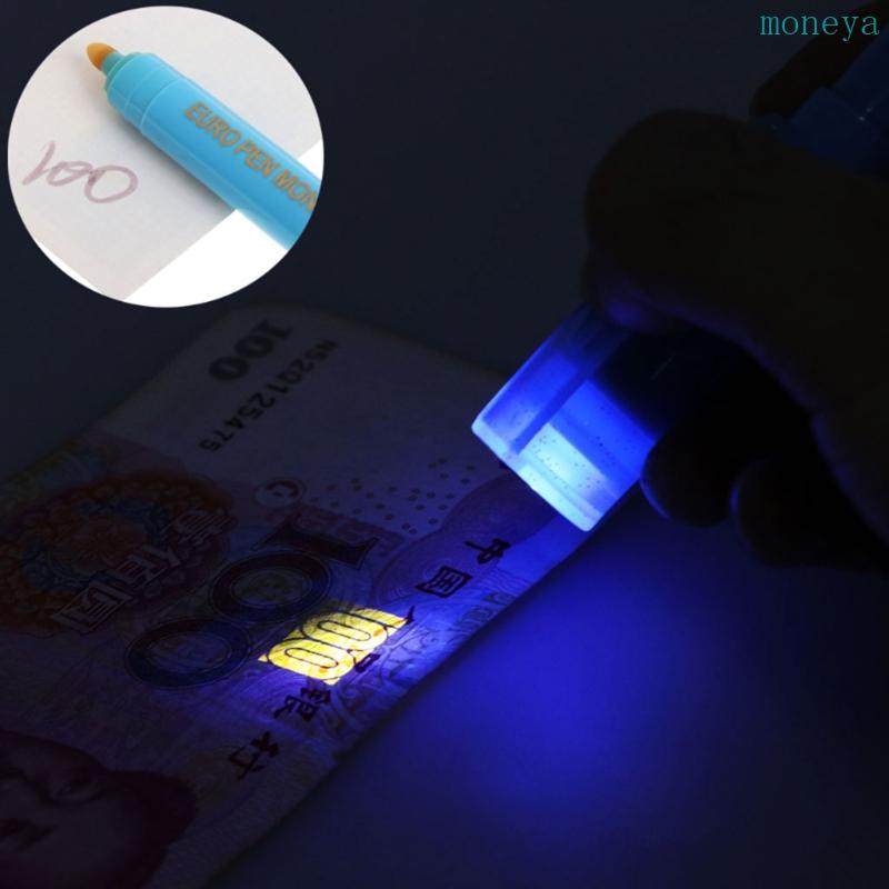 Mya Counter-feit Bill Detector ปากกาพร้อมไฟ UV ขนาดพกพา รักษาเงิน