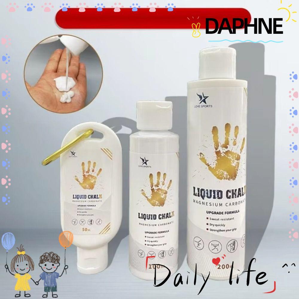 DAPHNE ผงแมกนีเซียม 30ML/50ML/100ML น้ำยาลดความลื่น มัลติฟังก์ชั่น สำหรับปีนเขาและการใช้งานอื่นๆ