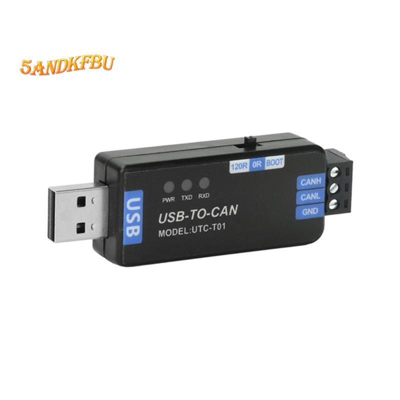 อะแดปเตอร์แปลง USB เป็น CAN CAN Bus เครื่องวิเคราะห์โมดูลการสื่อสาร CAN 2.0A Protocol สนับสนุนเครื่อ