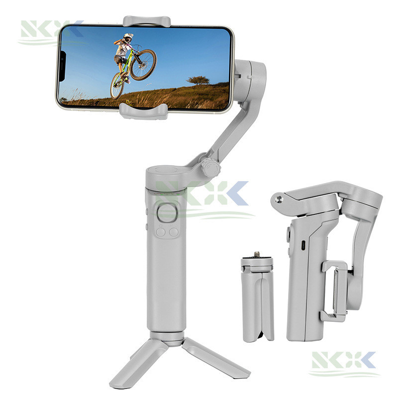 3 แกน Gimbal Stabilizer สามแกน Gimbal Stabilizer วิดีโอสดการถ่ายภาพ Selfie Stick