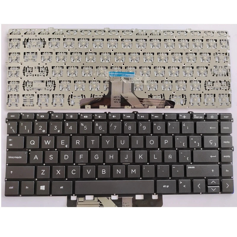 US/SP แป้นพิมพ์แล็ปท็อปสําหรับ HP Pavilion x360 14M 14-DW 14-DV 14-D X 14-EK 14-EC 14-EM 14-EP TPN-I