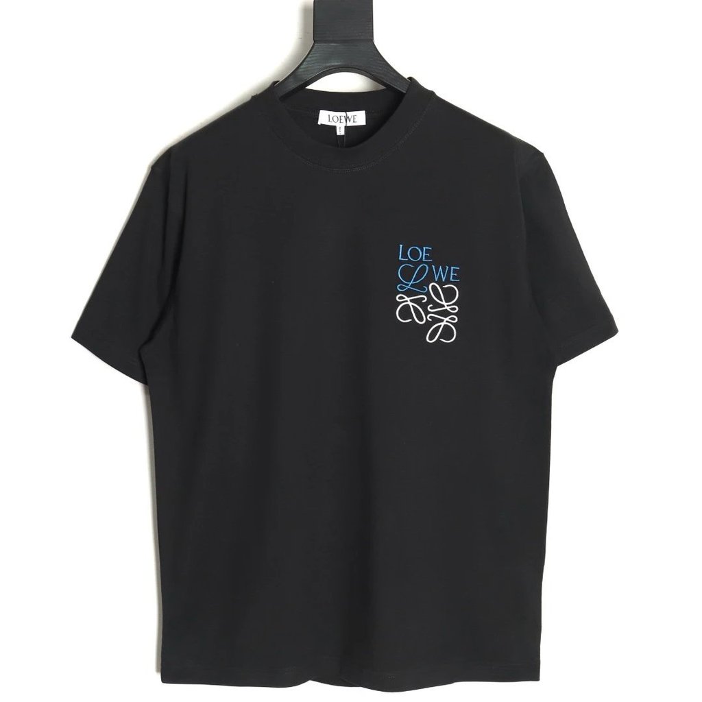 เสื้อยืดแขนสั้นปักลายโลโก้ Loewe/Loewe Dislocation