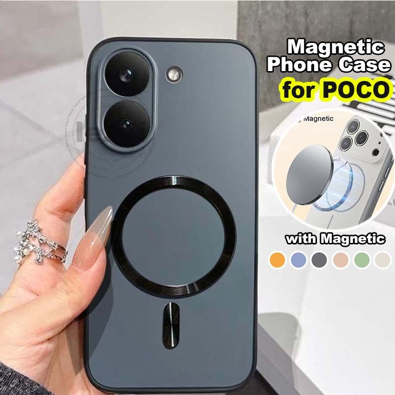 Magnetic Wireless Charging Case POCO X8 Pro / X8 Pro Max POCO X8Pro X7 X6 X5 Pro M7 M6 Pro POCO C85 