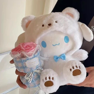 SANRIO หมอนตุ๊กตานุ่ม รูปการ์ตูน Cinnamonroll ขนาด 25 ซม. ของเล่นสําหรับเด็ก