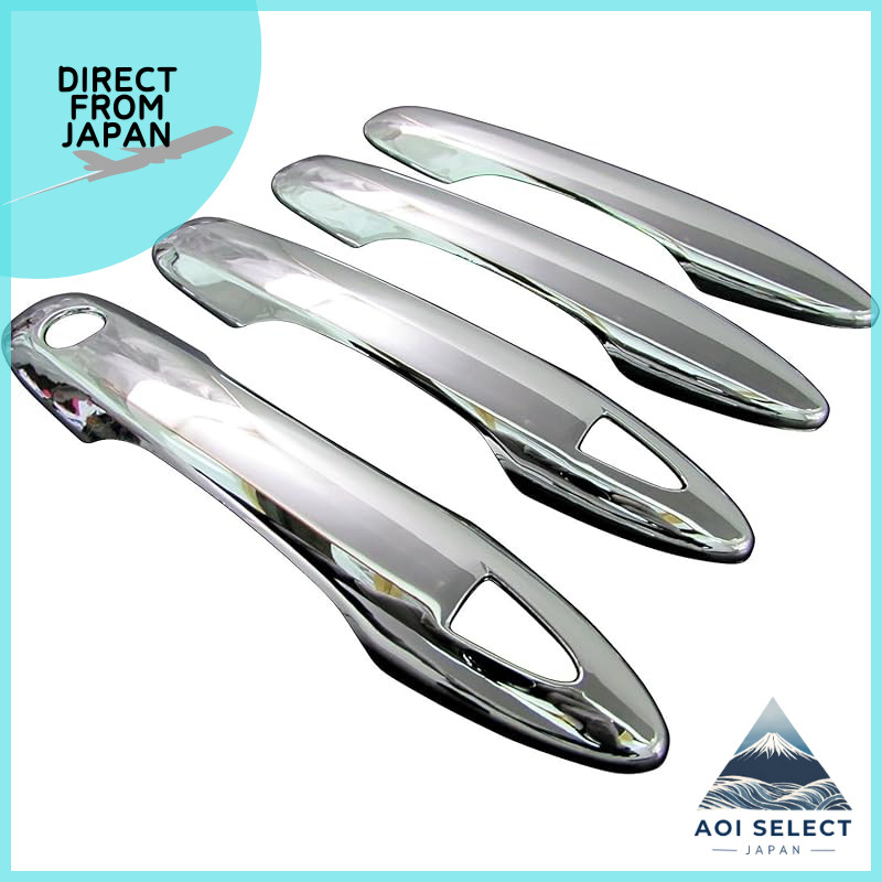 BRIGHTZ Corolla Cross 10 11 13 15 16 Chrome Door Handle Cover Knob Full Cover Type FR Set 【PRIUS50－N