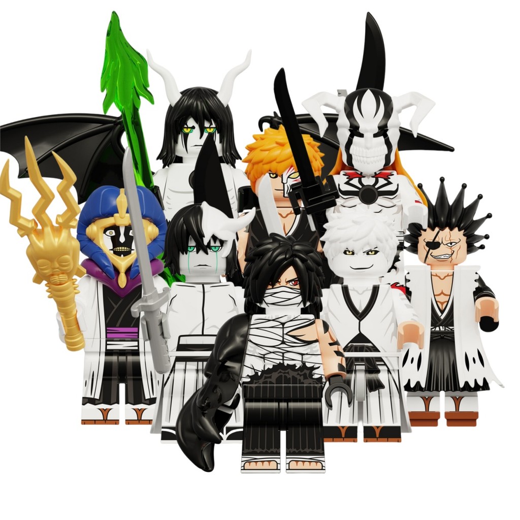 Anime BLEACH Action Figure Kurosaki lchigo Ulquiorra Cifer Kurotsuchi Mayuri Ulquiorra ของเล่นคอลเลก