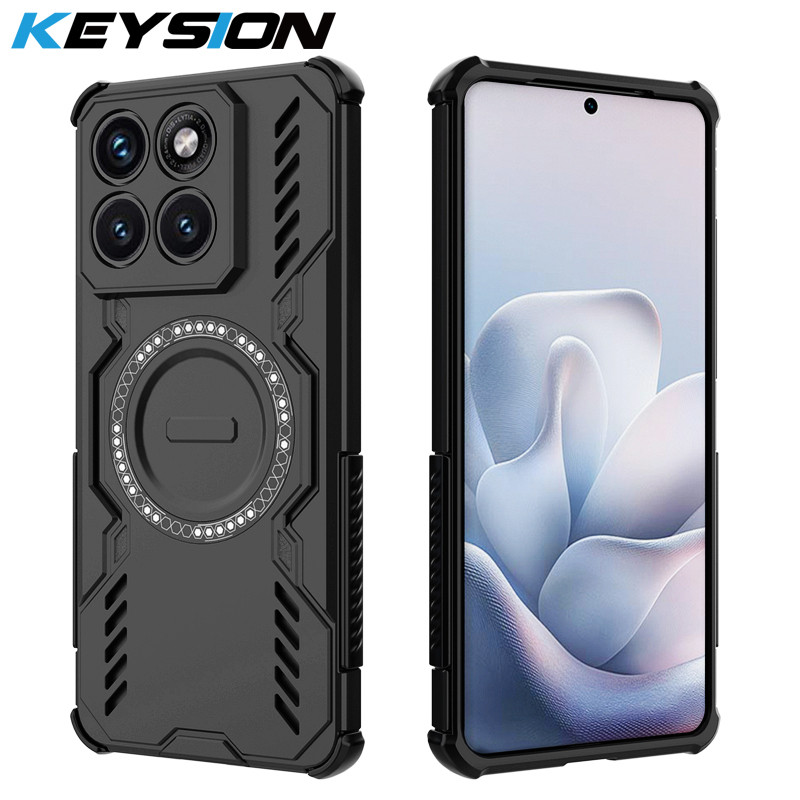KEYSION Hollow การกระจายความร้อนสําหรับ Motorola Edge 70 Fusion 5G Magnetic Cooling กันกระแทกฝาครอบโ