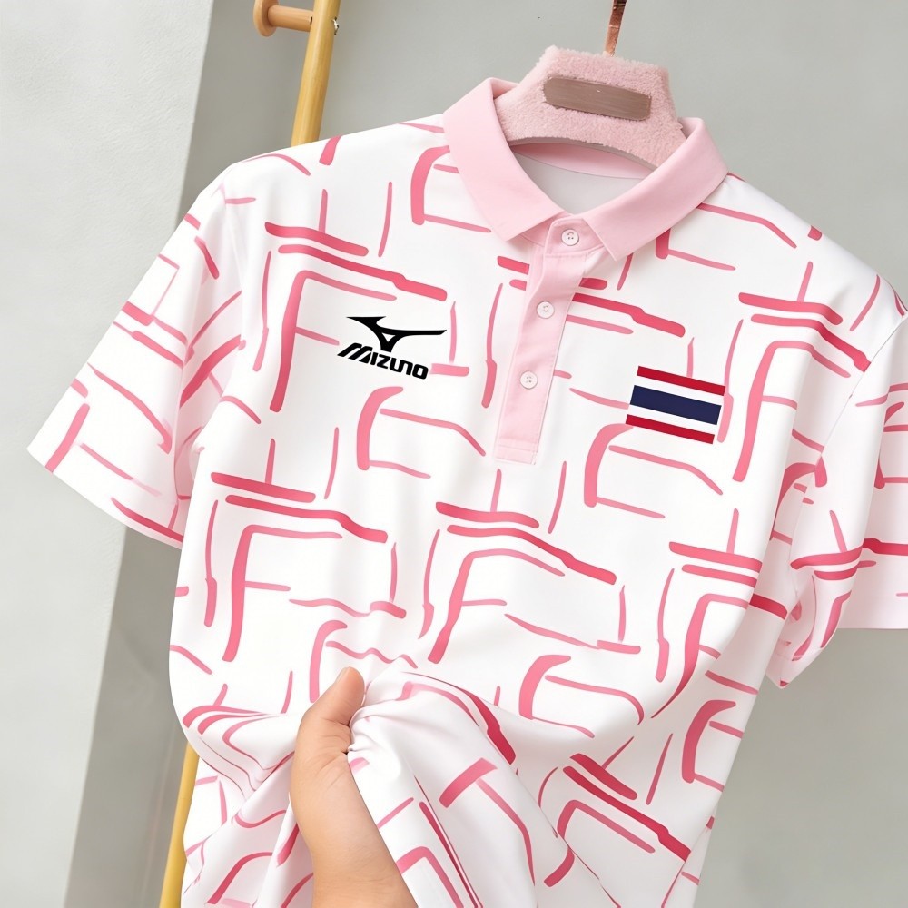 เสื้อโปโลมิซูโน่สำหรับแบดมินตันและทีมชาติ เหมาะสำหรับทุกเพศ สวมใส่ได้ในโอกาสพักผ่อนและออกกำลังกาย ราคา ถูกที่สุด ดีลบีเคเค แกลเลอรีภาพที่ 6
