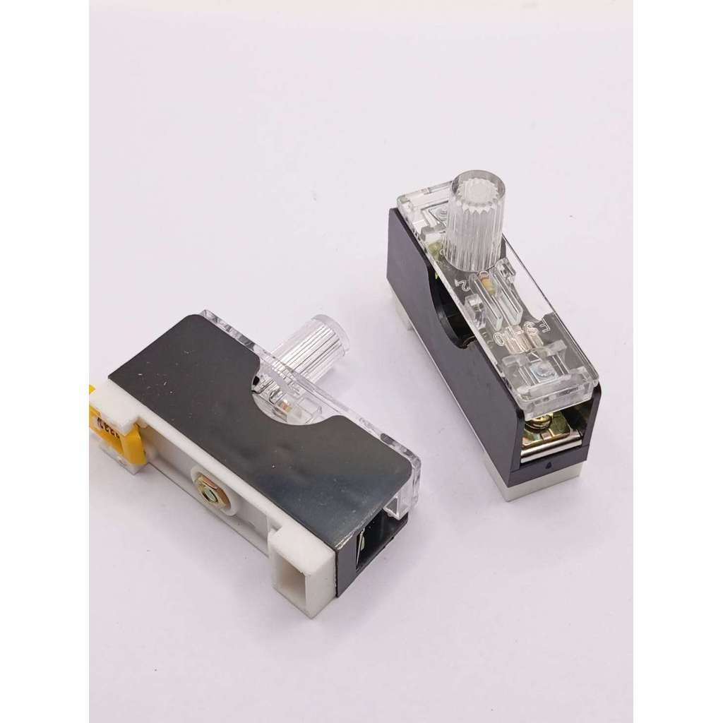 New FS101 AC 250V 10A ฟิวส์ 6mmX30mm DIN RAIL ตัวยึดฟิวส์ พร้อมส่งจากไทย