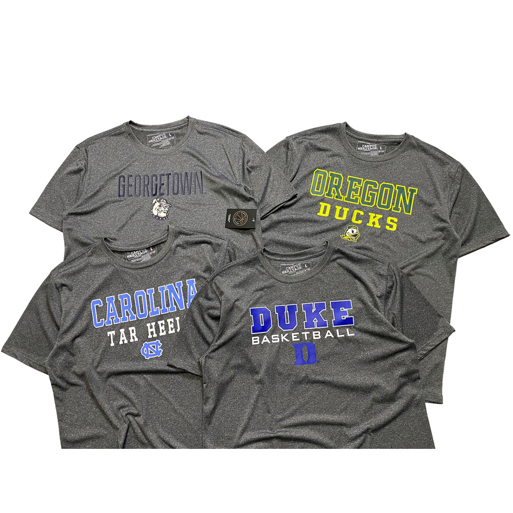 NCAA Basketball University League Quick-Drying Shooting Training เสื้อยืด North Carolina Oregon Duke