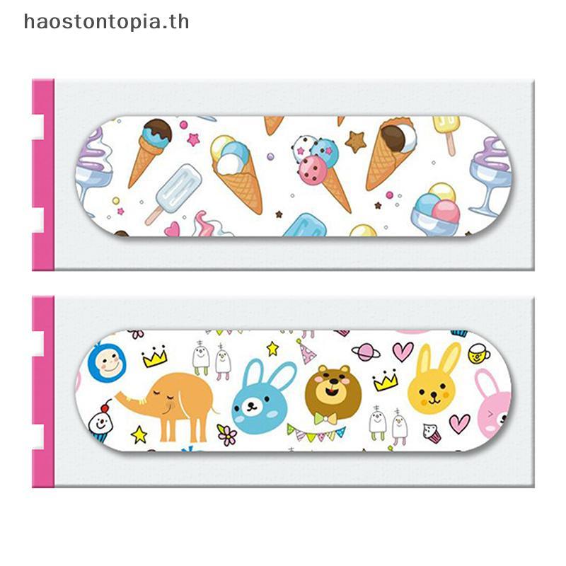 Haostontopia 120PCS กันน้ํา Breathable Transparent Band Aid Hemostasis พลาสเตอร์ฉุกเฉิน TH
