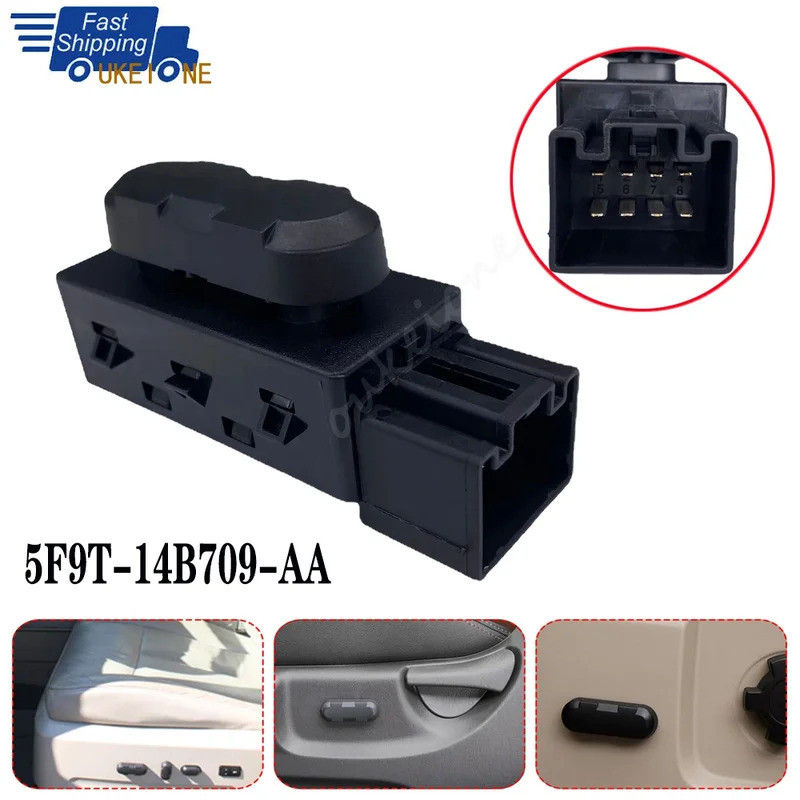 สําหรับ Ford Lincoln Mercury Mustang Escape Expedition สวิทช์ที่นั่งปรับปุ่ม 5F9T-14B709-AA 9L3Z14A7