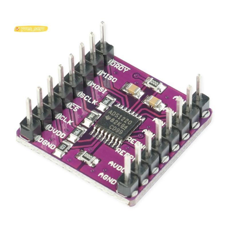 yves_serviceCJMCU-1220 ADS1220 ADC 24 บิต A/D Converter โมดูลพลังงานต่ํา 24 บิต Analog-To-Digital Co