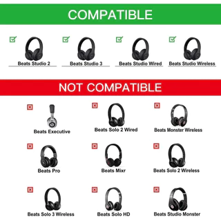 เหมาะสำหรับ Beats Studio 2/3.0 Earmuff หูฟังบันทึกเสียงเปลี่ยนหนังเสียงมายากลสวมฟองน้ำกรณีหูฟังเปลี่ยนปก wireless2 ชุด
