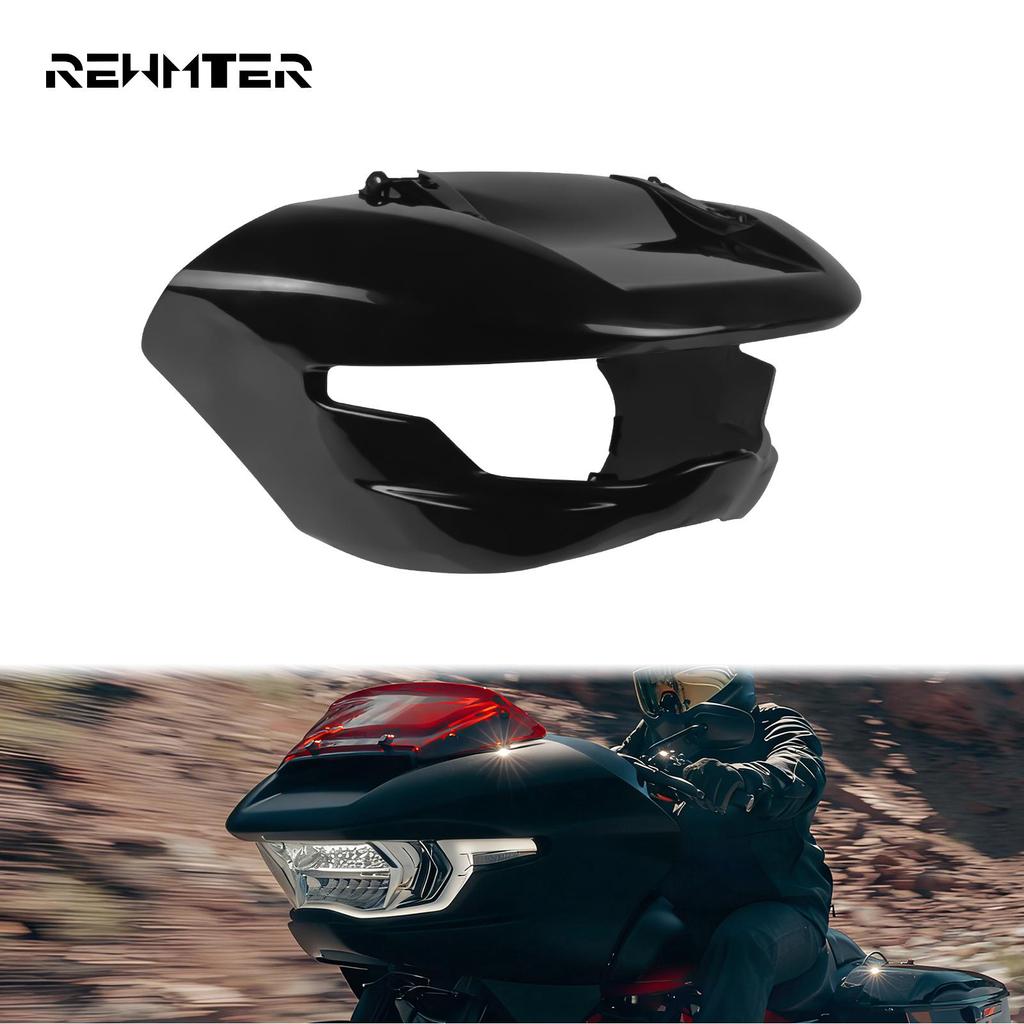 รถจักรยานยนต์ทนทานด้านหน้าด้านนอก Fairing เปลือกสีดําสําหรับ Harley FLTRX FLTRXSE Touring CVO 2023-2