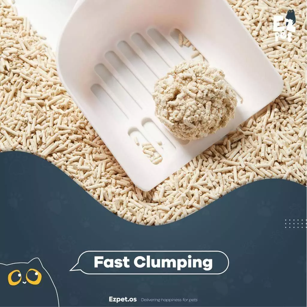 ทรายแมวเต้าหู้ผสมทรายภูเขาไฟ E-Pet thumbnail 6