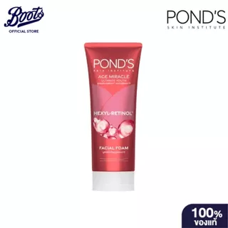 Pond'S Age Miracle Ultimate Youth Facial Foam 90G พอนด์ส เอจ มิราเคิล อัลติเมท ยูธ เฟเชียล โฟม 90กรัม