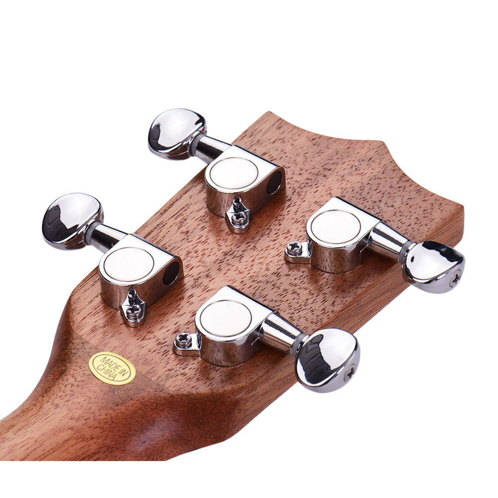 Ammoon 21 นิ้ว Soprano Ukulele Ukelele Zebrawood String Instrument ดนตรีสําหรับผู้เริ่มต้น