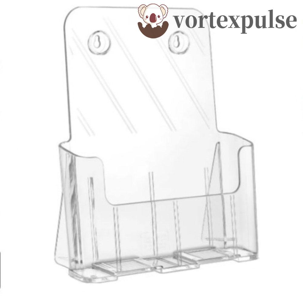 VORTEXPULSE Filing Magazine Rack, ที่วาง Brochure กันลื่นแบบใส, มัลติฟังก์ชั่น A4 ขนาด Modern Style 