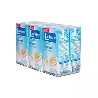 [สินค้าส่งด่วน] แลคตาซอยนมถั่วเหลืองรสหวาน300มล แพ็ค 6 LACTASOY SOYMILK EXTRA 300 ML. PACK 6