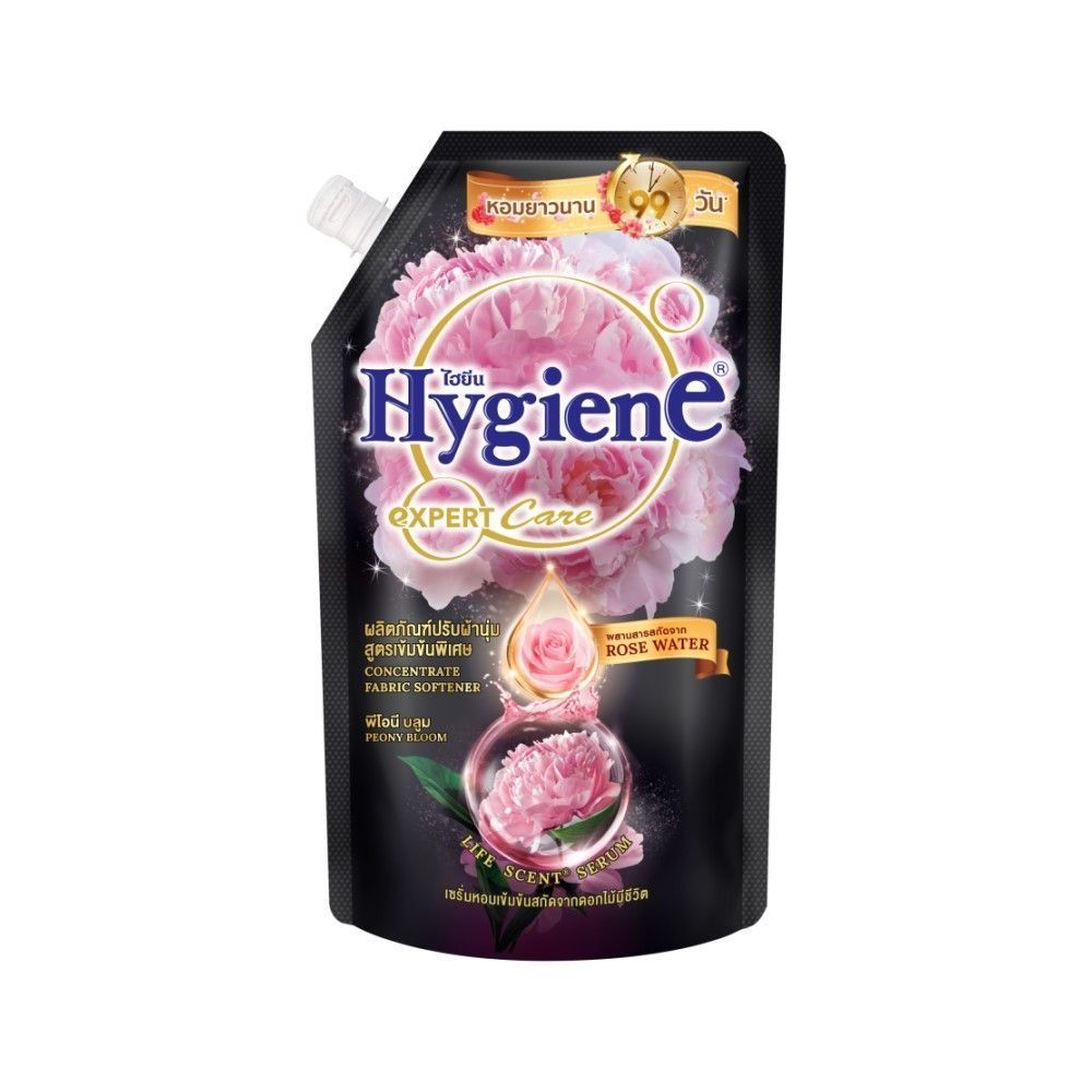 [สินค้าส่งด่วน] ไฮยีนน้ำยาปรับผ้านุ่มไลฟ์เซ้นท์ พีโอนีบลูม 480 มล. HYGIENE FABRIC SOFTENER LIFE SCENT PEONY 480 ML.