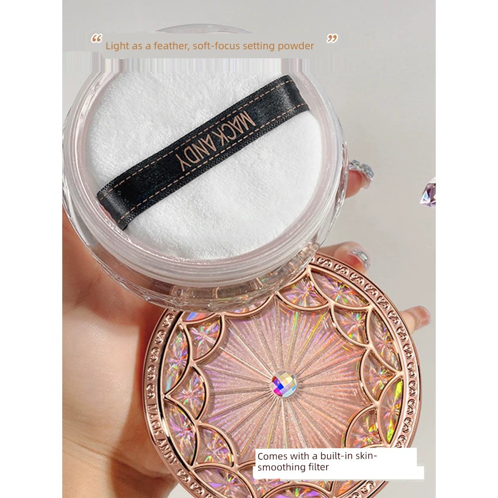 แป้งฝุ่น loose powder Marco Andy Loose Powder Makeup Setting Powder Oil Control Long-Lasting Loose P