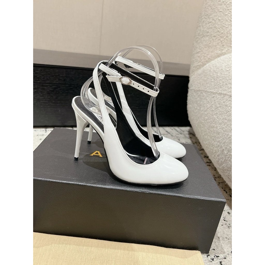 2025.2.18-10.5cm Heel Niche Brand Alaia Alaia รองเท้าส้นสูง