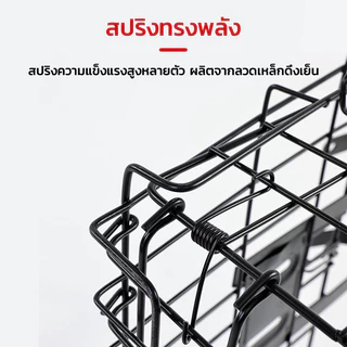 ตะกร้าจักรยาน ตะกร้าหน้าจักรยานพับได้ ตะกร้าเหล็ก ตะกร้าแขวน จักรยาน สำหรับแขวนด้านหน้าจักรยาน ตะกร้าหลัง แข็งแรง