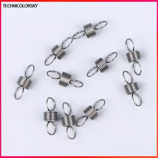 Technicolorsky 10pcs Spinning Wheel Swing Arm Reversing Switch Return Spring Fishing Reel Spring Accessories Spinning Wheel Extension Spring TSY