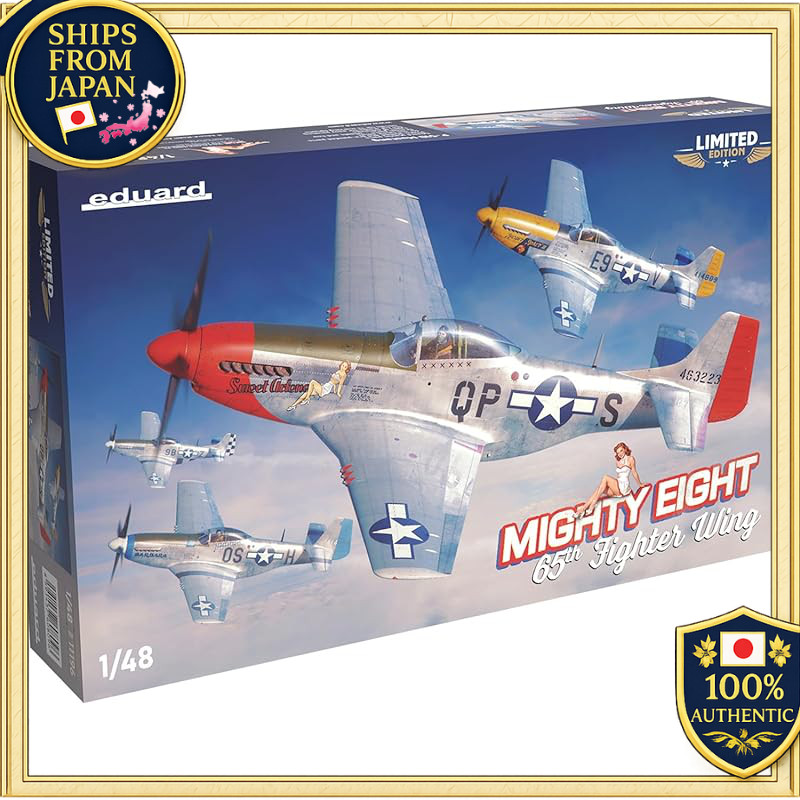 Eduard 1/48 Limited Edition P-51D Mustang Mighty Eighth 65th Fighter Group Plastic Model EDU11196