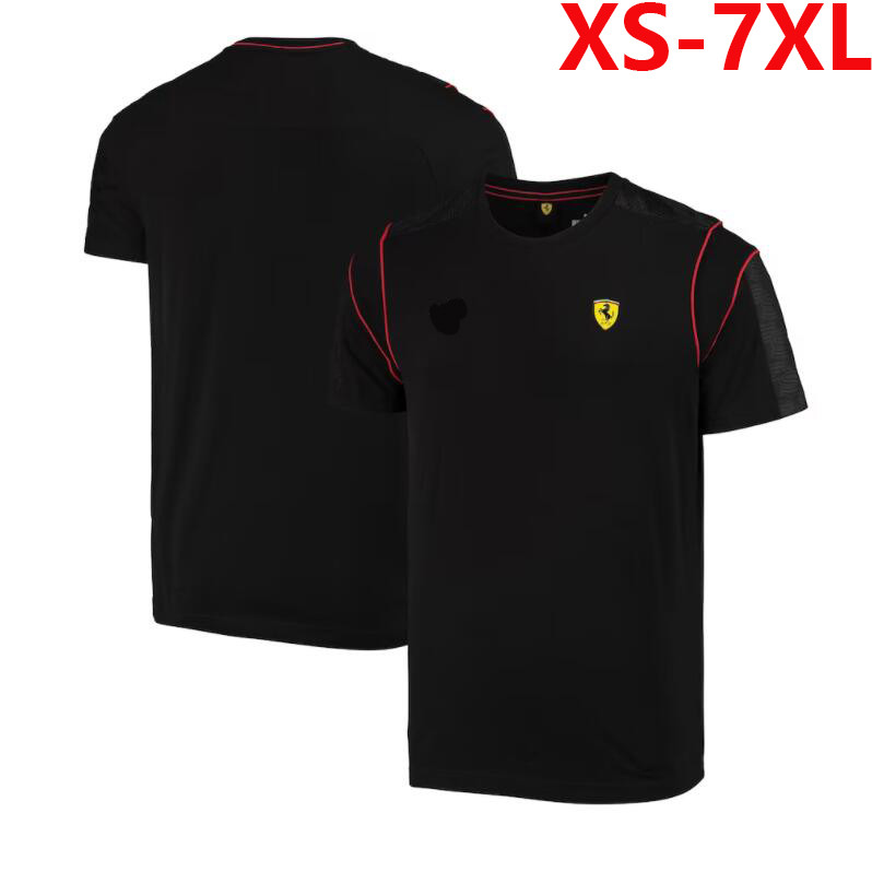 2026 ใหม่ F1 เสื้อยืดแขนสั้น Unisex + F1 Ferrari Racing Team Jersey