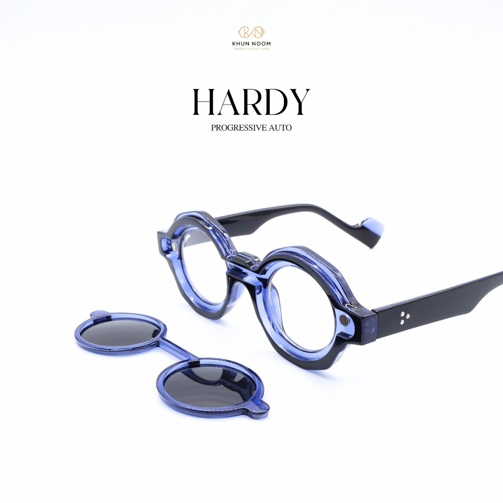 แว่นตาสายตายาวเลนส์โปรเกรสซีฟออโต้รุ่น HARDY " ฮาร์ดี้ " SZ3005 พร้อมเลนส์ คลิปออนแม่เหล็ก จบปัญหาสายตายาว